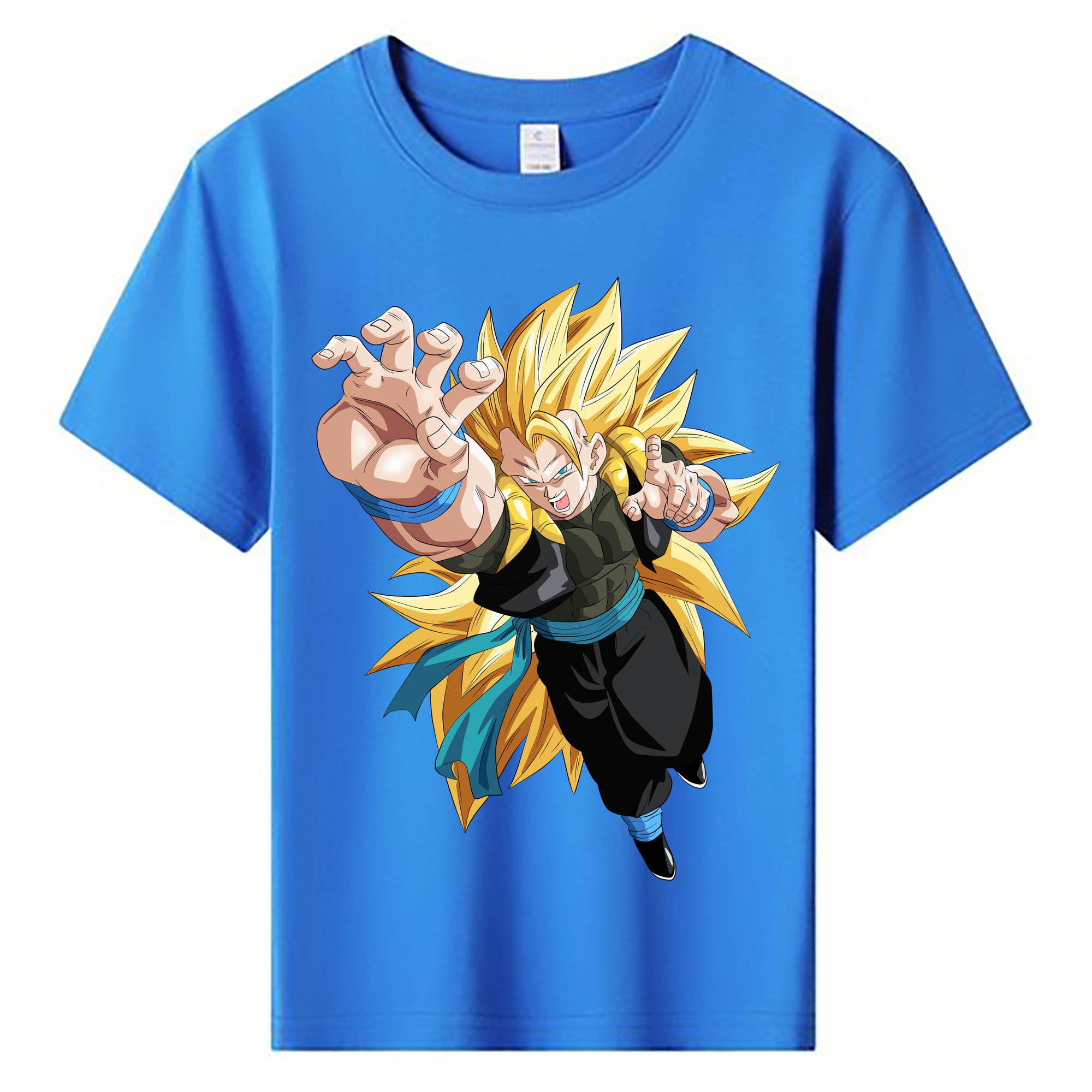 （画像用） ドラゴンボール ベジータ四世（Bejīta Yonsei）DRAGON BALL Vegeta IV 綿100％キッズTシャツ（フロントプリント）